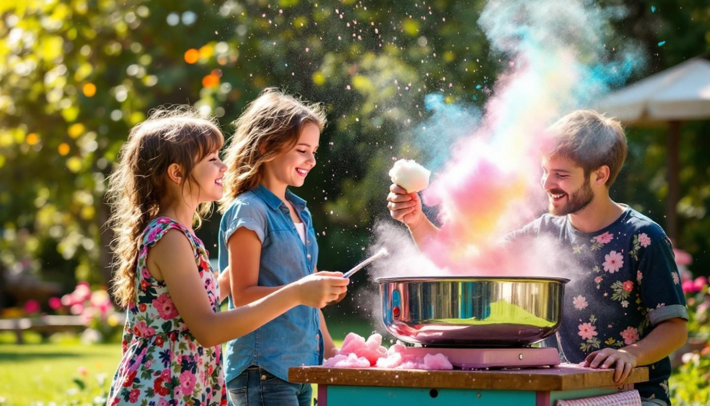 Les avantages d'ajouter une machine à barbe à papa à vos fêtes